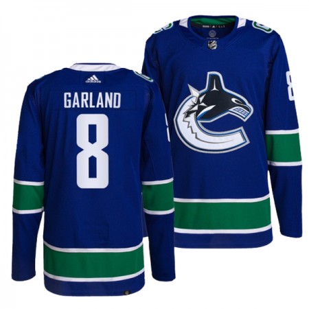 Vancouver Canucks tröja Conor Garland 8 Adidas Blå Authentic - NHL Tröjor Herr